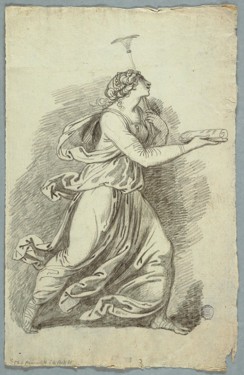 Polyhymnia, Muse of Eloquence av Felice Giani