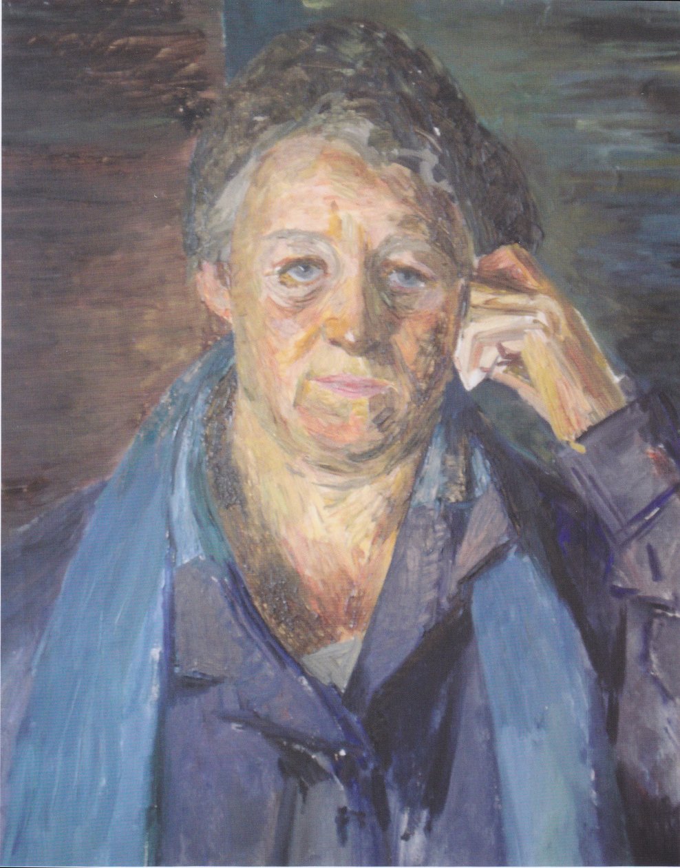 Portrett av en gammel kvinne Hermine Ilming av Felix Esterl