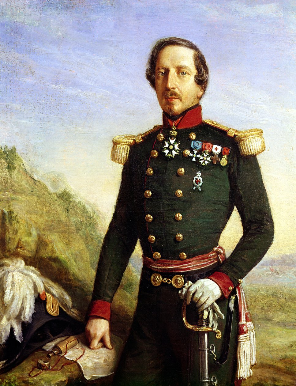 Portrett av Napoleon III (1808-73) 1852 (detalj) av Felix Francois Barthelemy Genaille