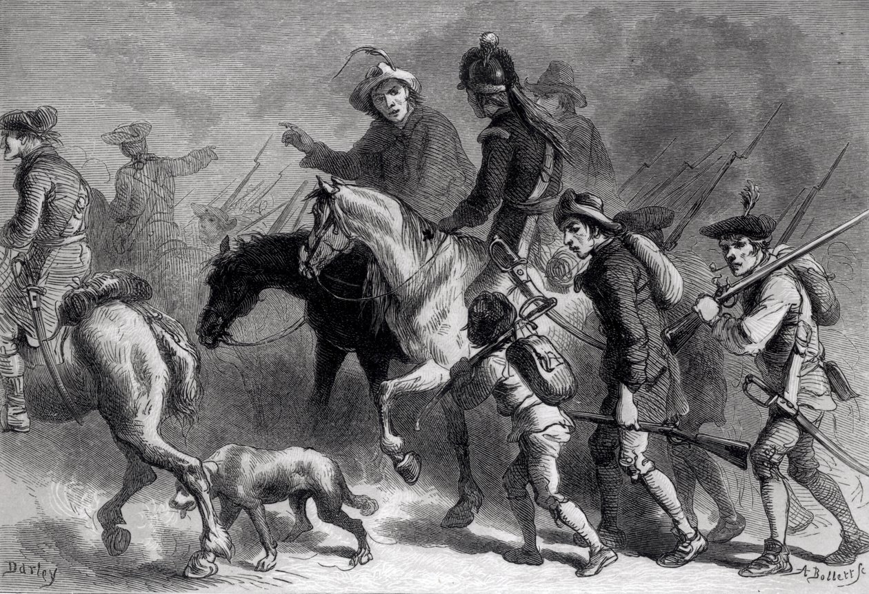 Uprising of the New England Yeomanry, gravert av A. Bollett av Felix Octavius Carr Darley