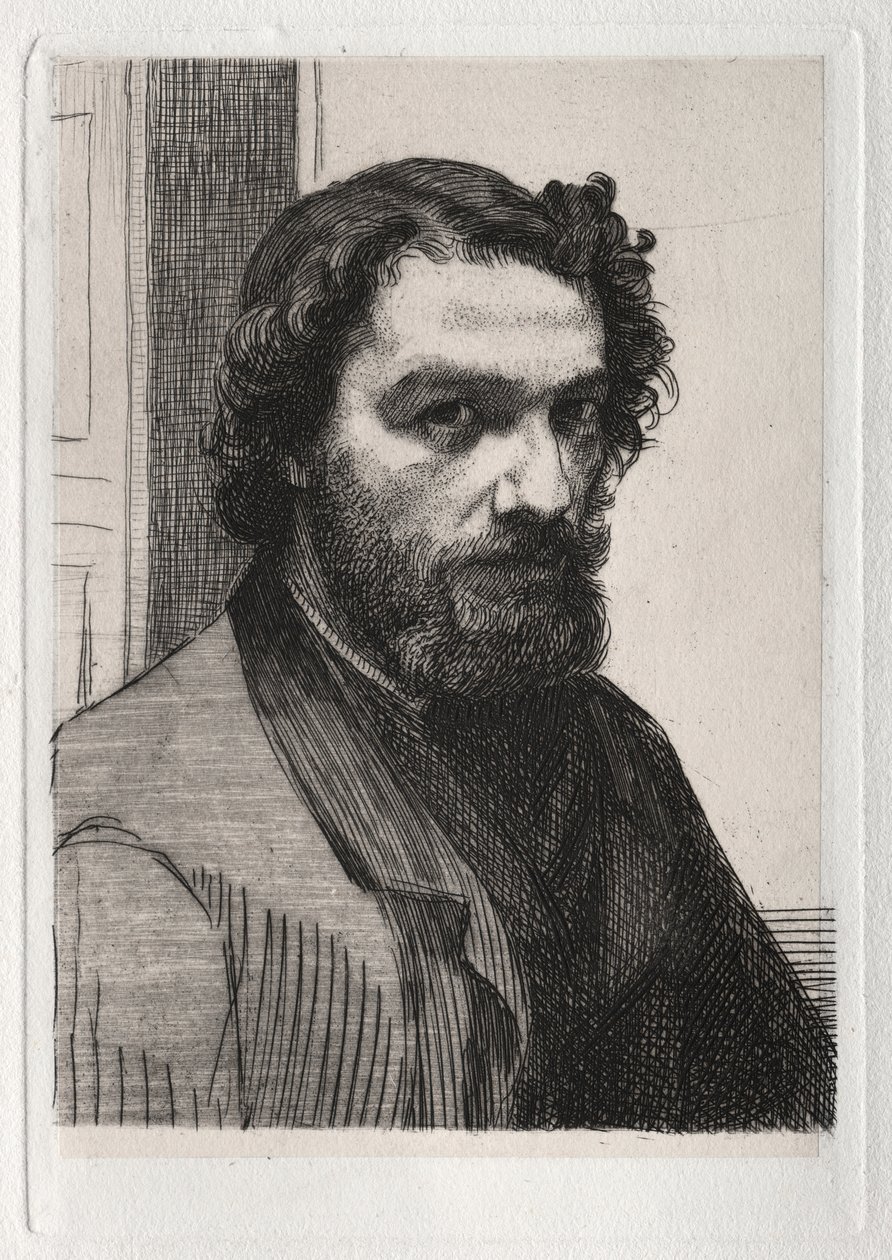Alphonse Legros av Felix Bracquemond