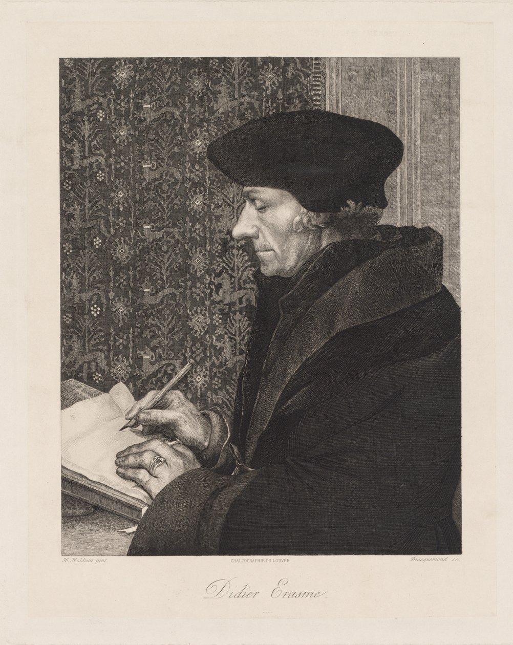 Erasmus Didier Erasmus, 1863. av Felix Bracquemond