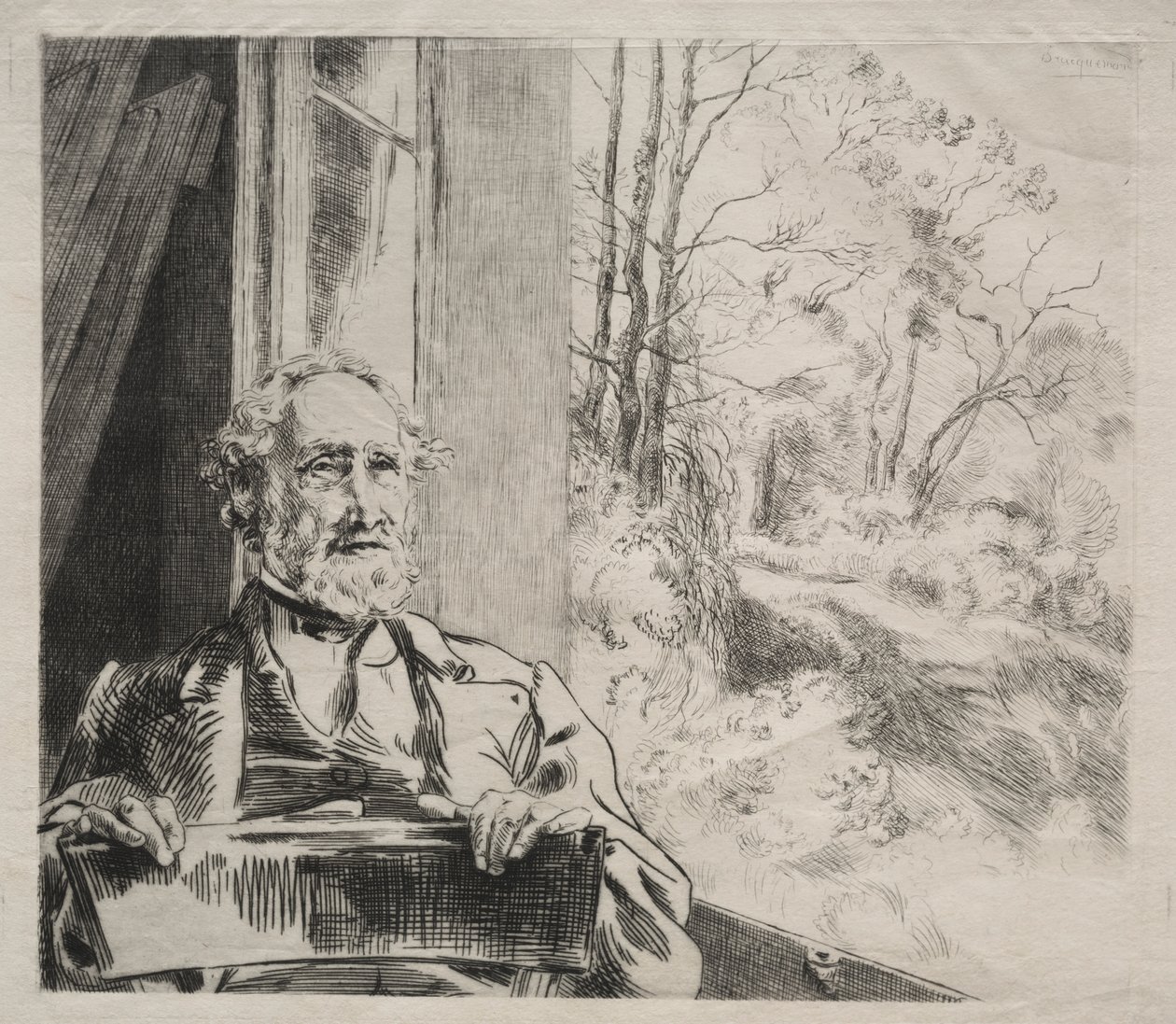 Meyer-Heine av Felix Bracquemond