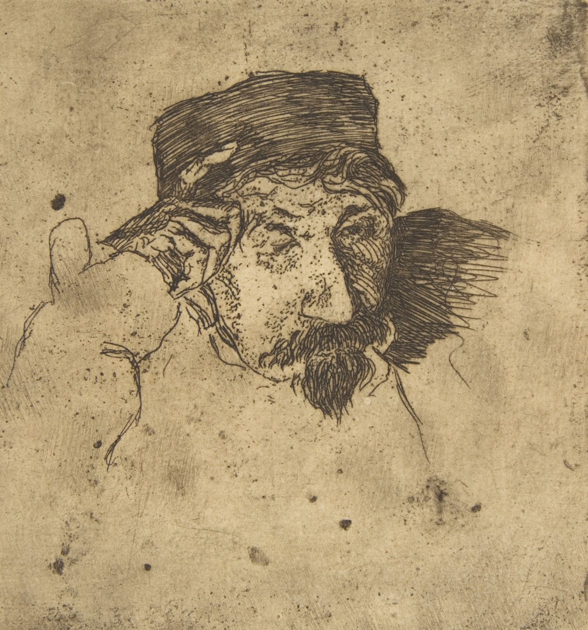 Skisse av Joseph Guichard, 1853. av Felix Bracquemond