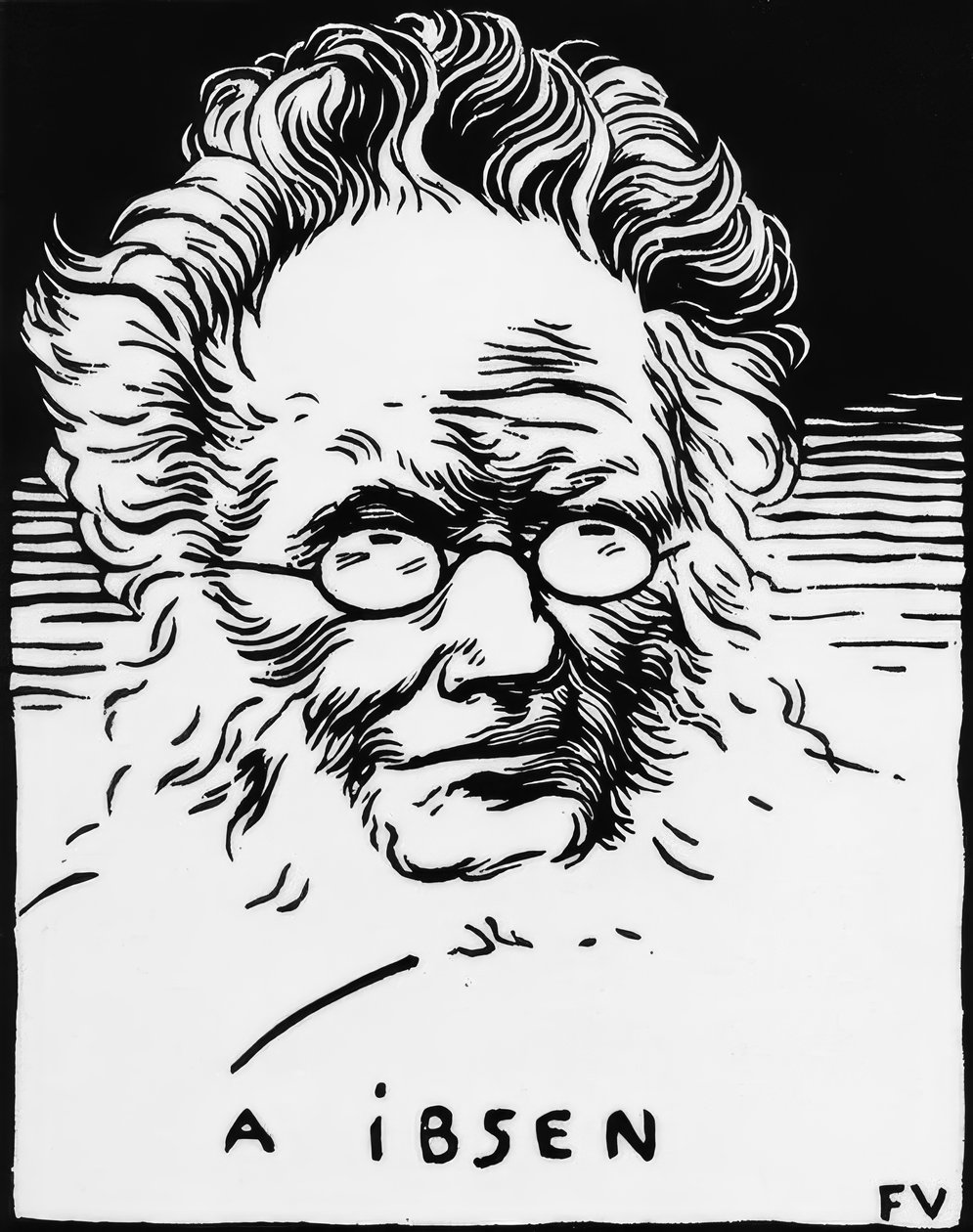 A Ibsen (For Ibsen) av Felix Edouard Vallotton