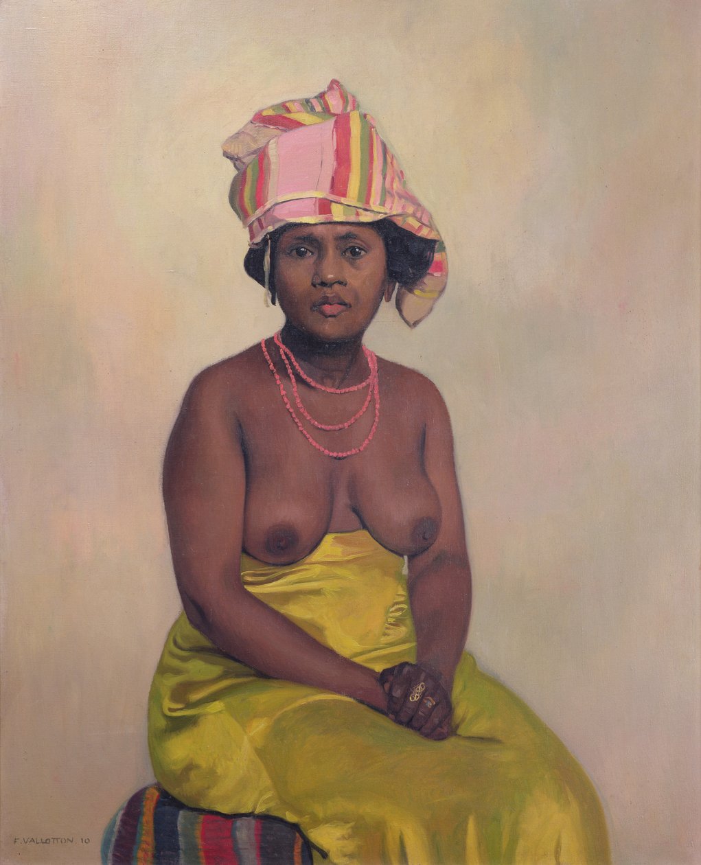 Afrikansk kvinne, 1910 av Felix Edouard Vallotton