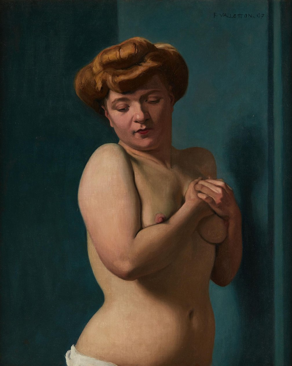Naken kvinne, 1907. av Felix Edouard Vallotton
