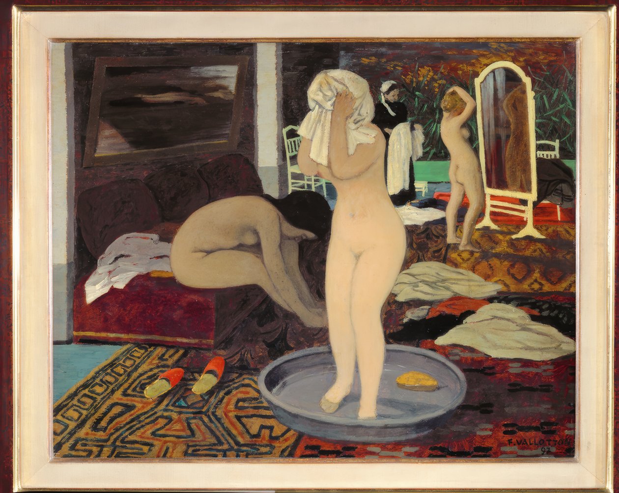 Kvinner på toalettet deres av Felix Edouard Vallotton