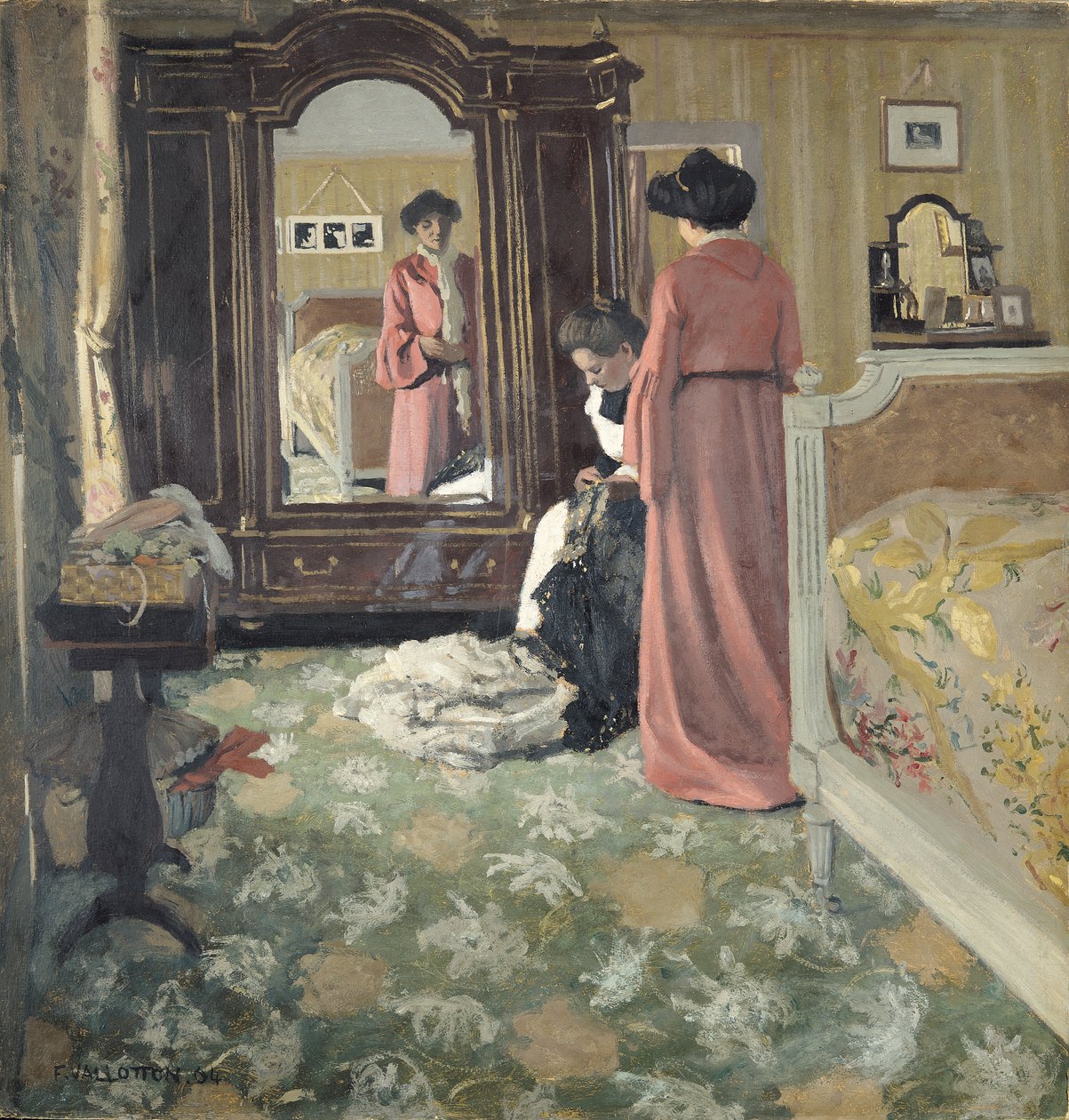 Interiør av Felix Edouard Vallotton