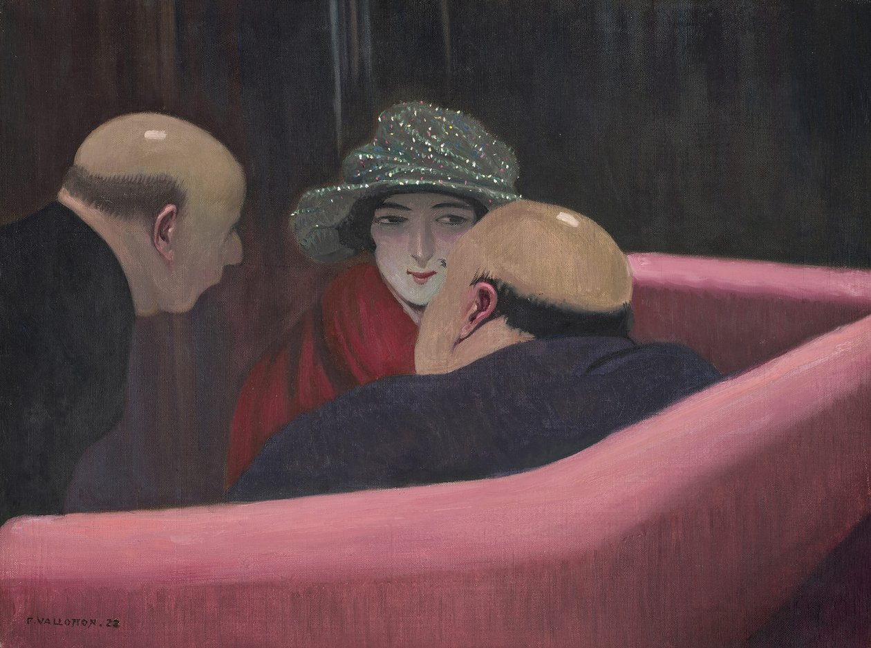 Den kyske Suzanne, 1922. av Felix Edouard Vallotton