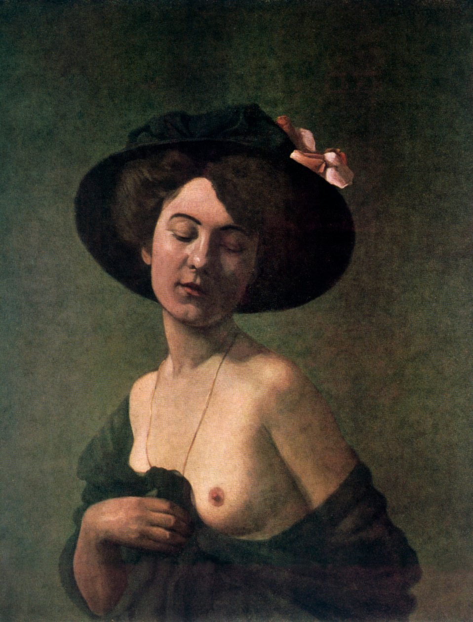 Lady in a Hat, 1908. av Felix Edouard Vallotton