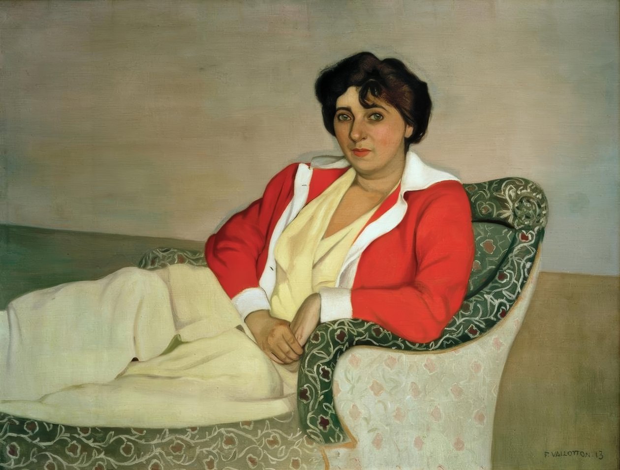 Den røde genseren av Felix Edouard Vallotton