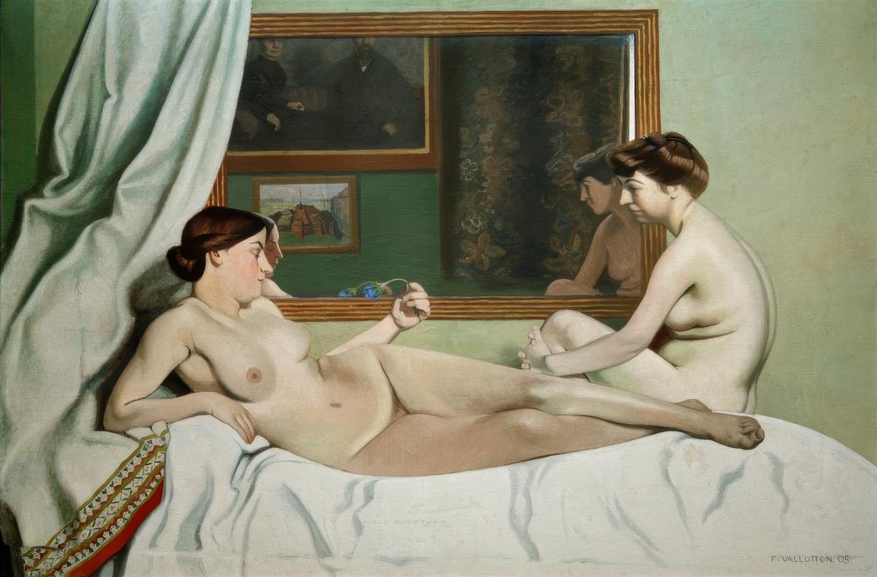 Resten av modellene av Felix Edouard Vallotton