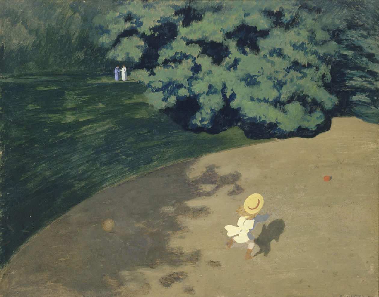 Ballen, 1899 av Felix Edouard Vallotton