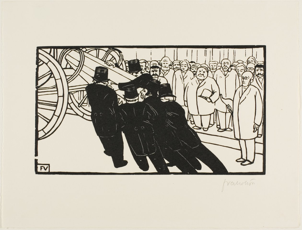 Kistebærerne av Felix Edouard Vallotton