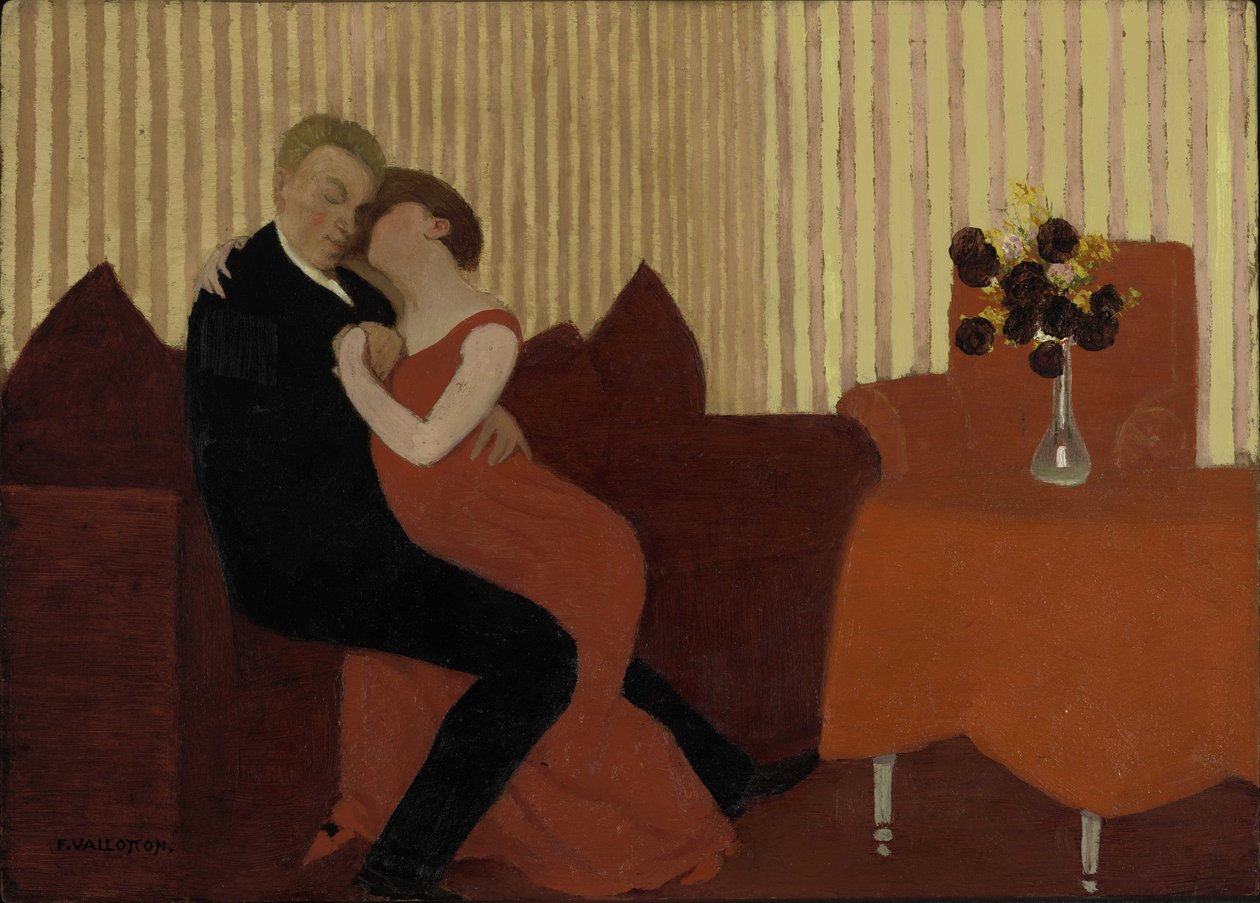 Løgnen Løgnen, 1897. av Felix Edouard Vallotton
