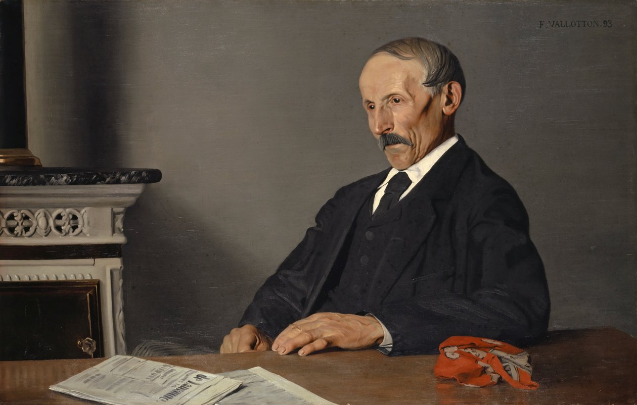 The Old Concierge, 1893. av Felix Edouard Vallotton