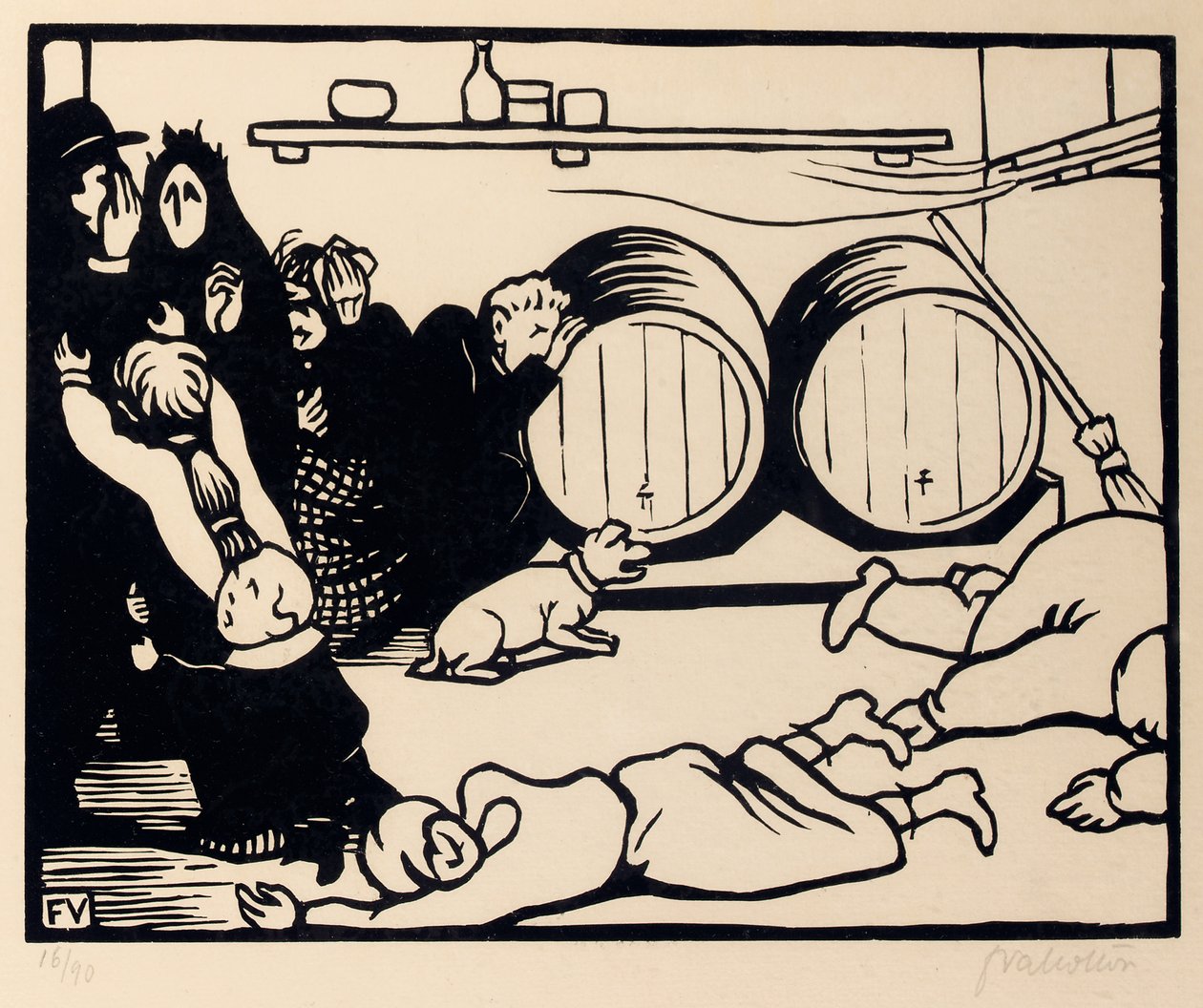 Dette er krig, 1915-16 av Felix Edouard Vallotton