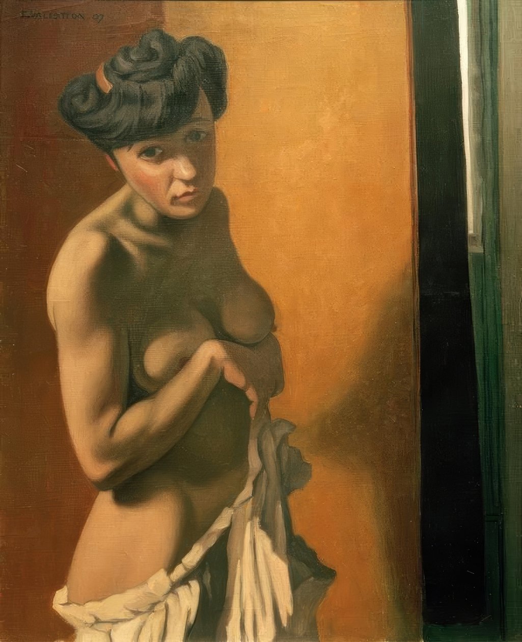 Ingen brun overkropp av Felix Edouard Vallotton