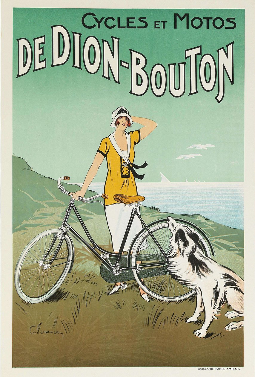 Dion-Bouton sykler og motorsykler, 1920-tallet. av Felix Fournery
