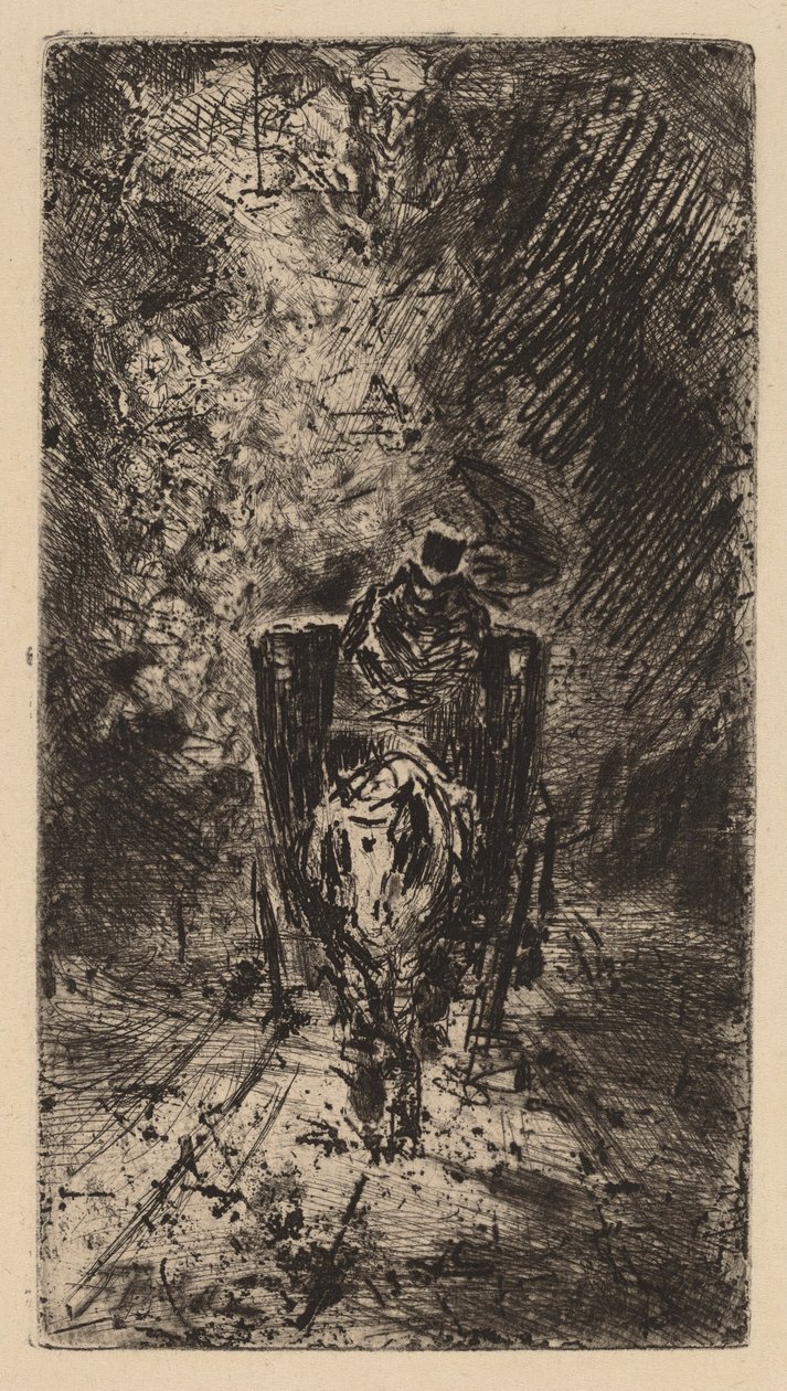 Milt og ideal, c. 1876. av Felix Hilaire Buhot