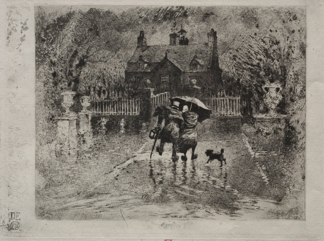Landnaboene, 1879-1880. av Felix Hilaire Buhot
