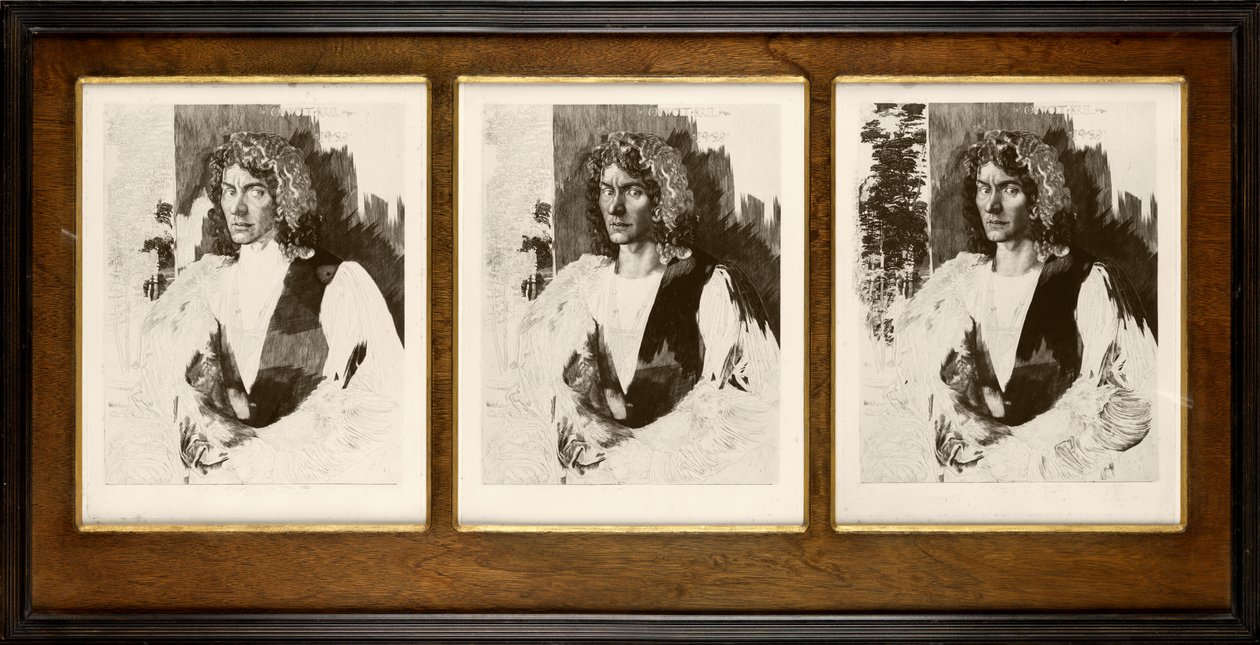 Portrett av Oswald Krell (gravering) av Felix Jasinski