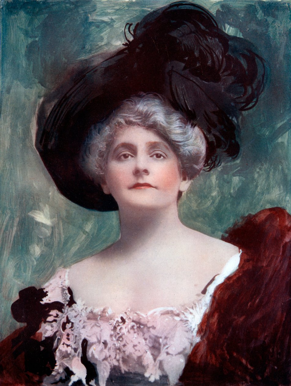 Cecil Raleigh 1856-1914, engelsk skuespillerinne, c1902. av Fellows Willson