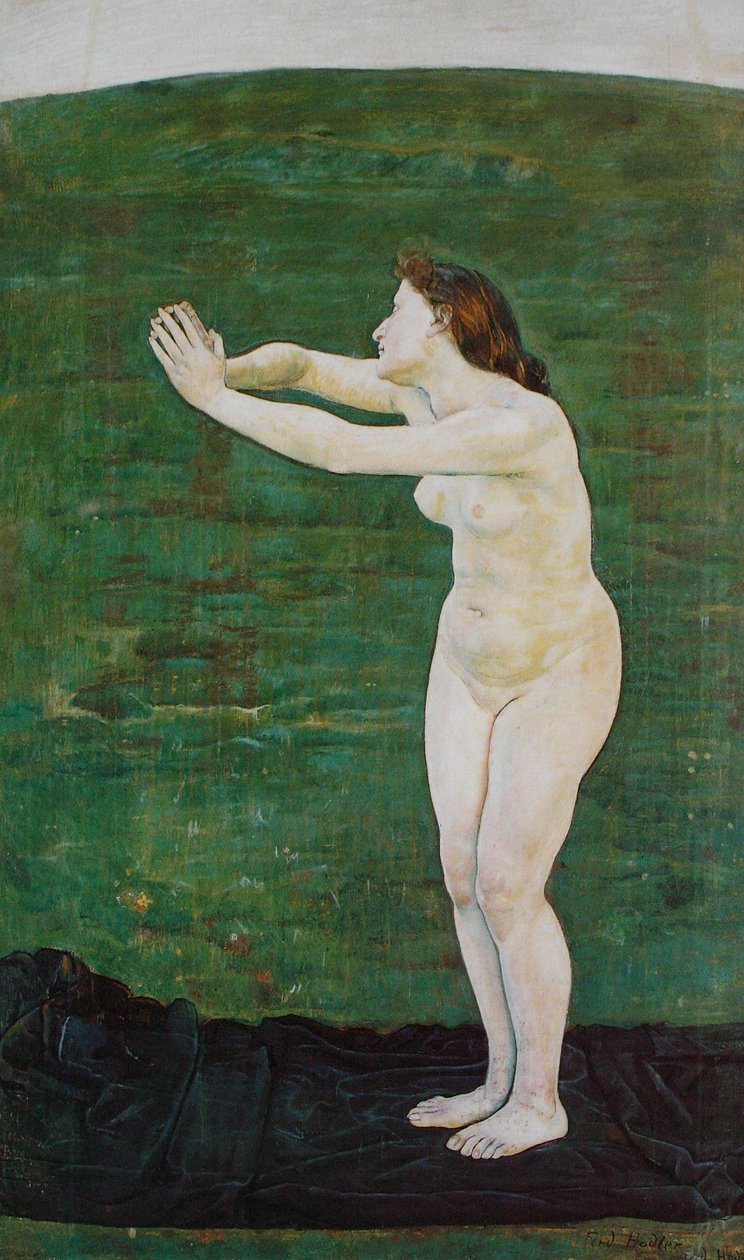 Stiger opp i verdensrommet av Ferdinand Hodler