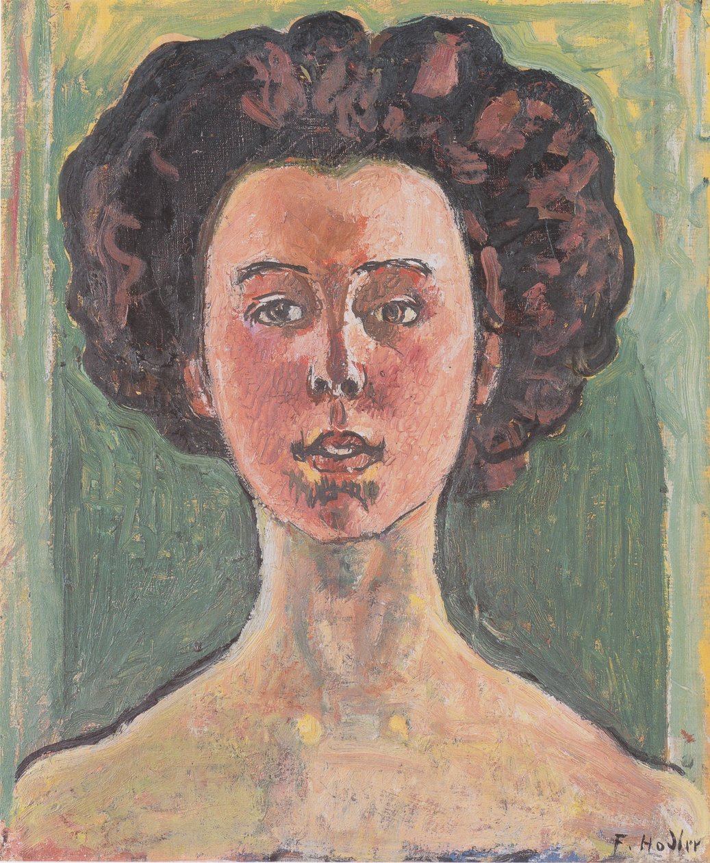 Portrett av Gertrud Müller av Ferdinand Hodler