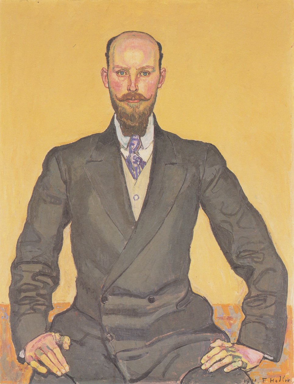 Portrett av Willy Russ av Ferdinand Hodler