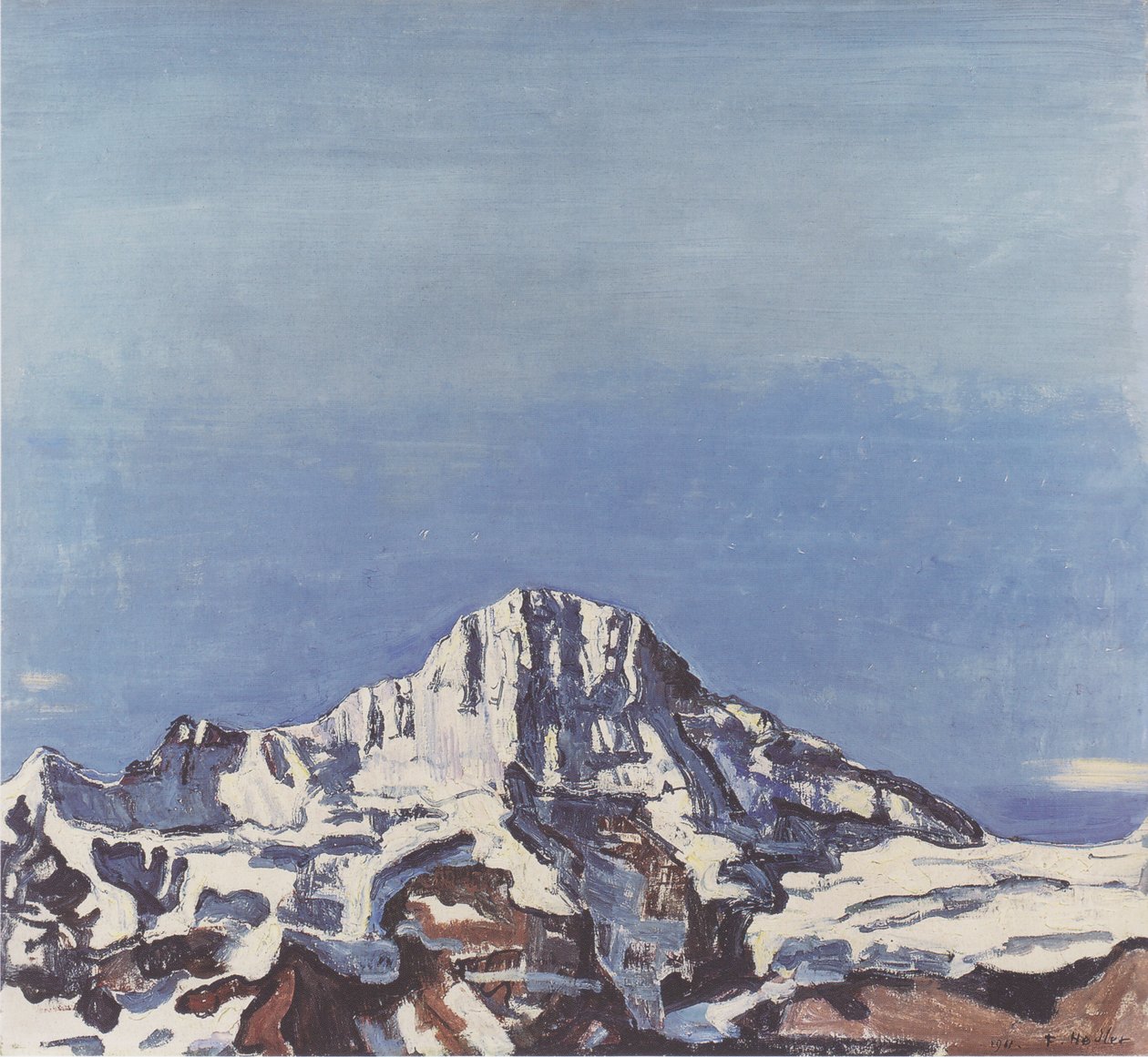 Breithorn av Ferdinand Hodler