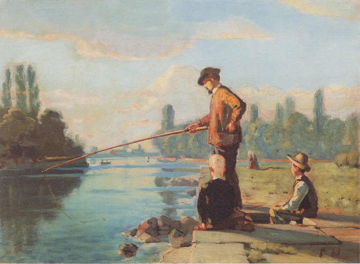 Fiskeren av Ferdinand Hodler