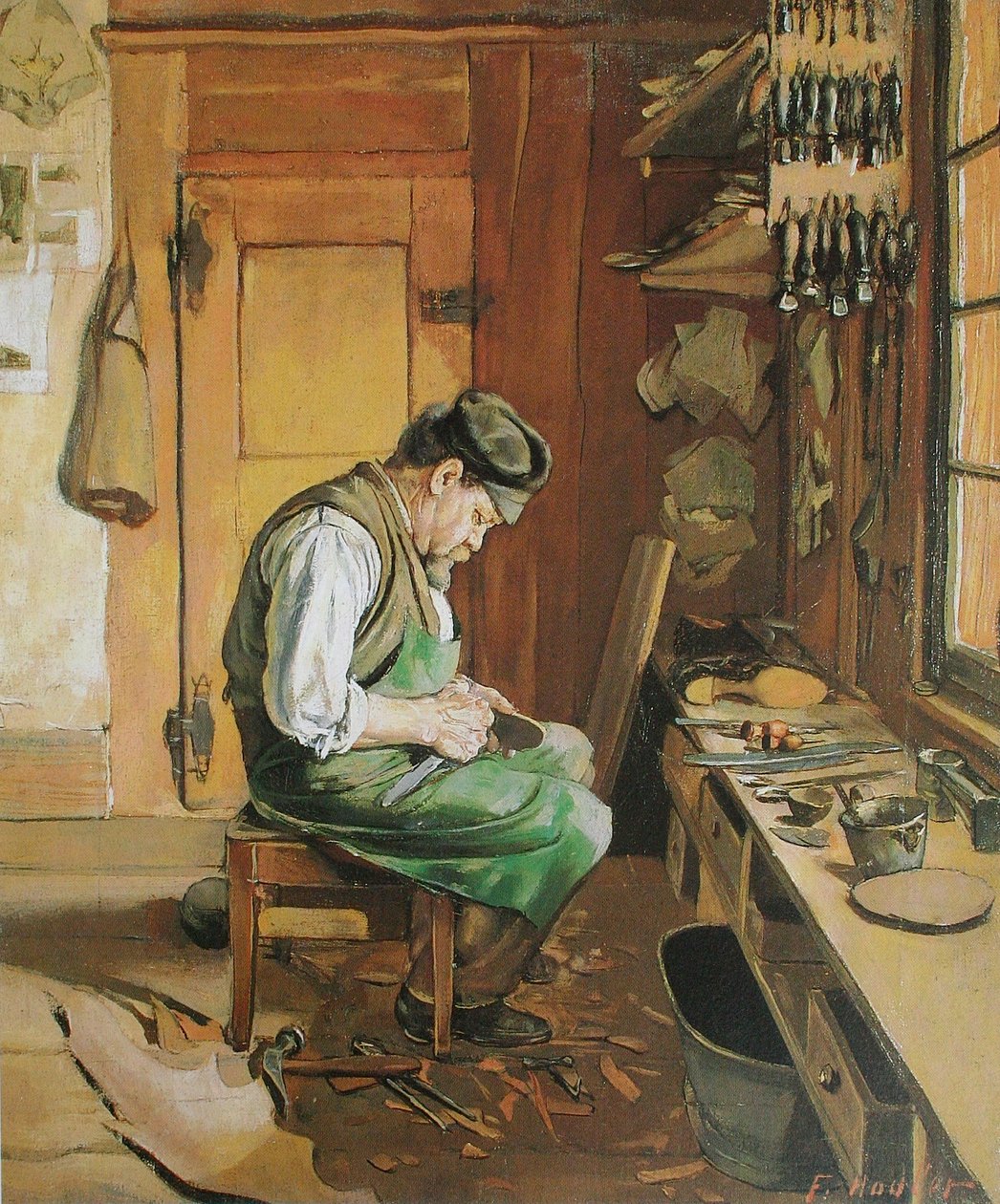 Skomakeren av Ferdinand Hodler