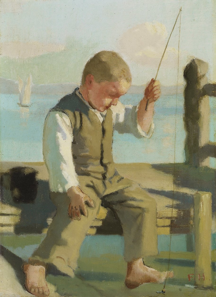 Den lille fiskeren av Ferdinand Hodler