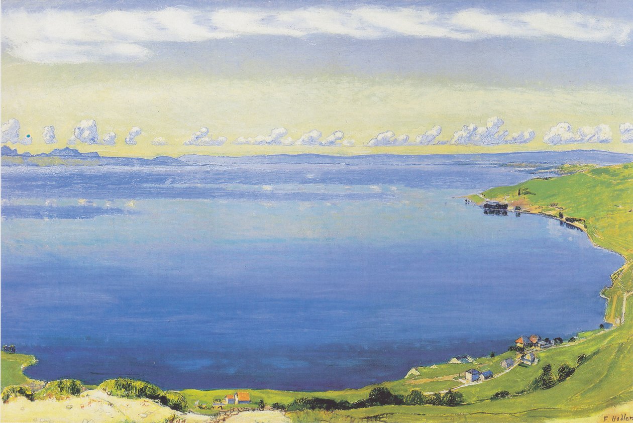 Genfersjøen fra Chexbres av Ferdinand Hodler
