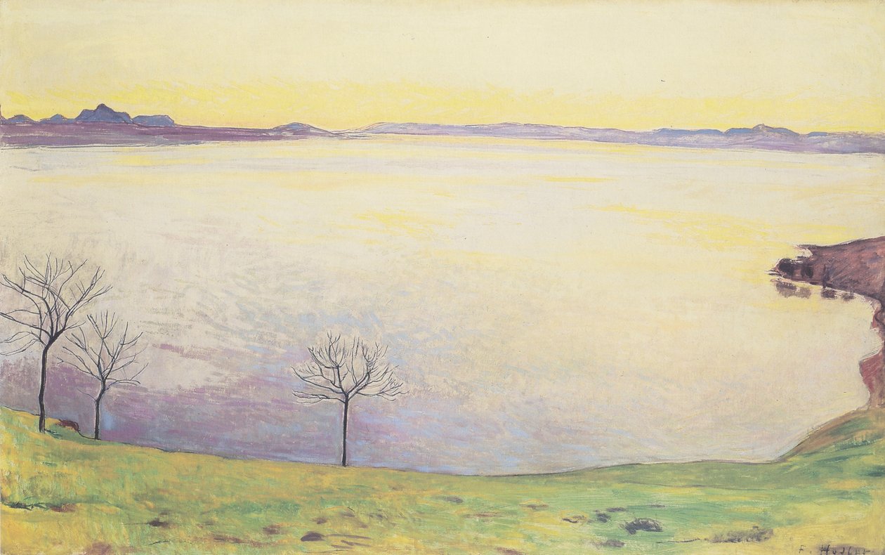 Genfersjøen fra Chexbres av Ferdinand Hodler