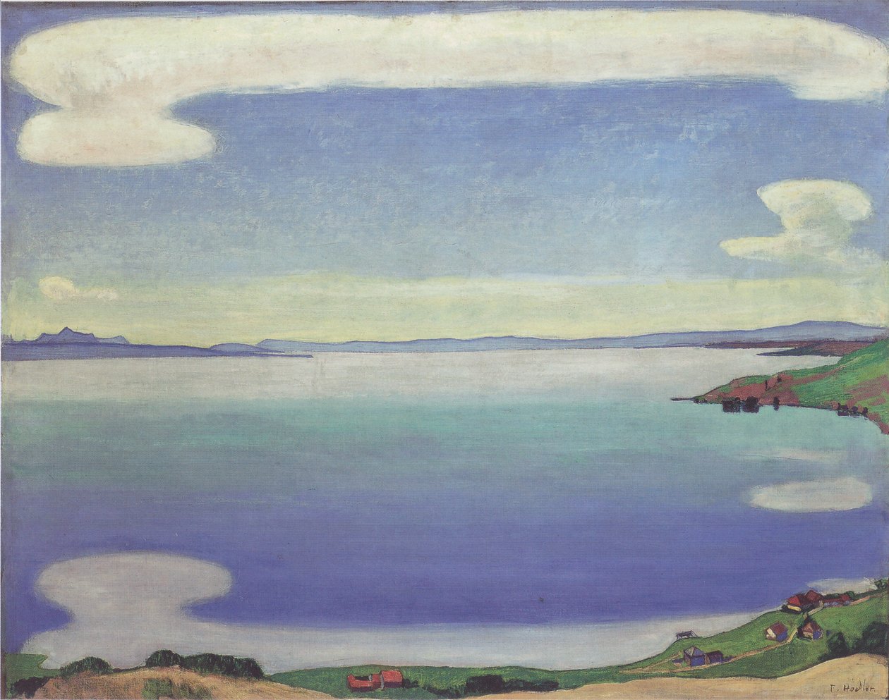 Genfersjøen fra Chexbres av Ferdinand Hodler