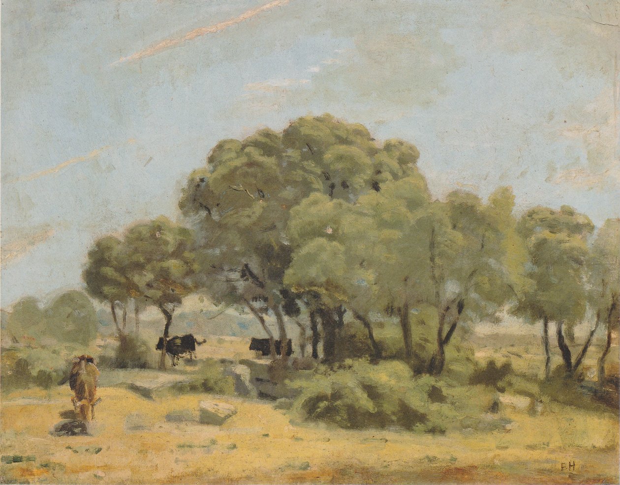 Oliventrær i Spania av Ferdinand Hodler