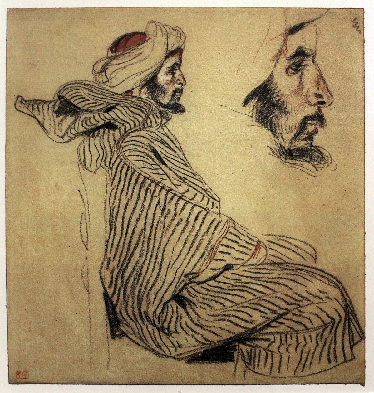 Marokko av Ferdinand Victor Eugene Delacroix