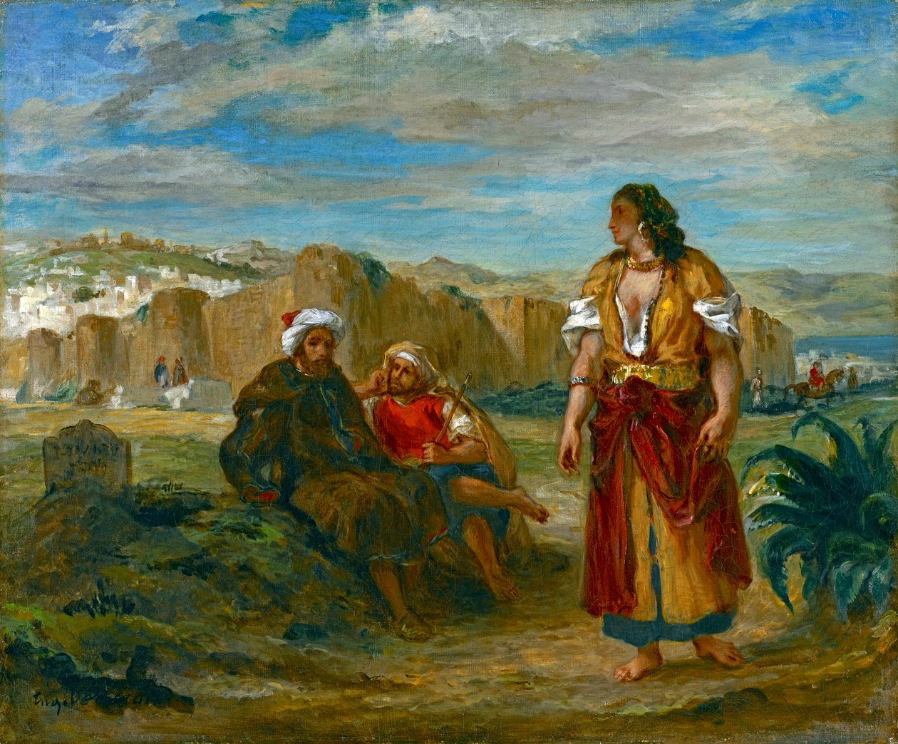 Utsikt over Tanger, 1852-3 av Ferdinand Victor Eugene Delacroix