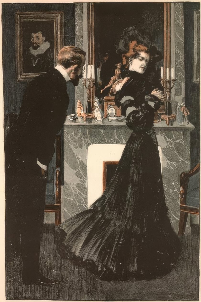Reznicek / Moderne ekteskap / The Gallant World / 1904 av Ferdinand von Reznicek