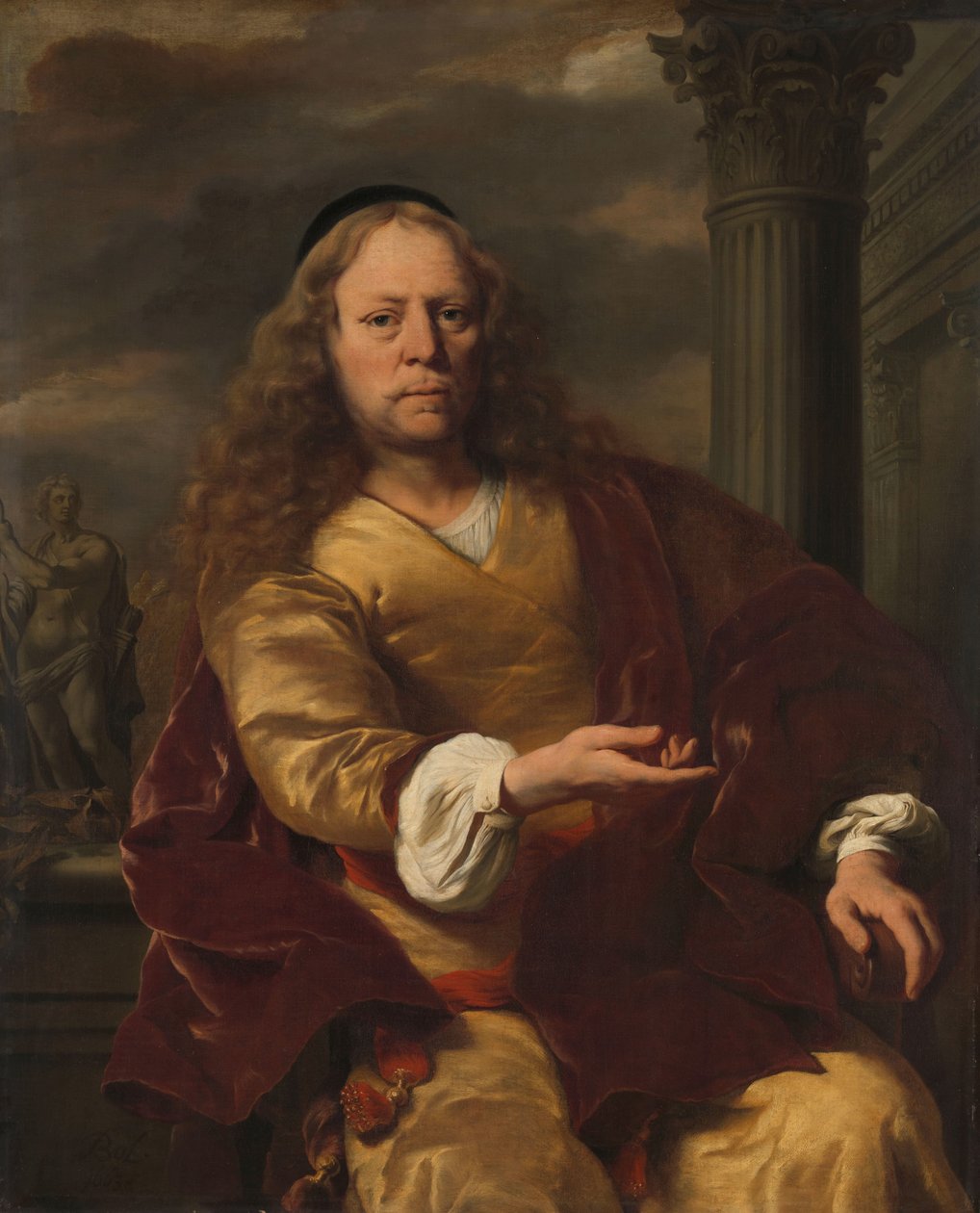 Portrett av en mann av Ferdinand Bol