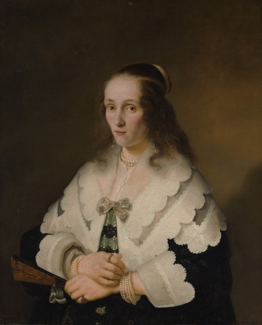 Portrett av en kvinne av Ferdinand Bol