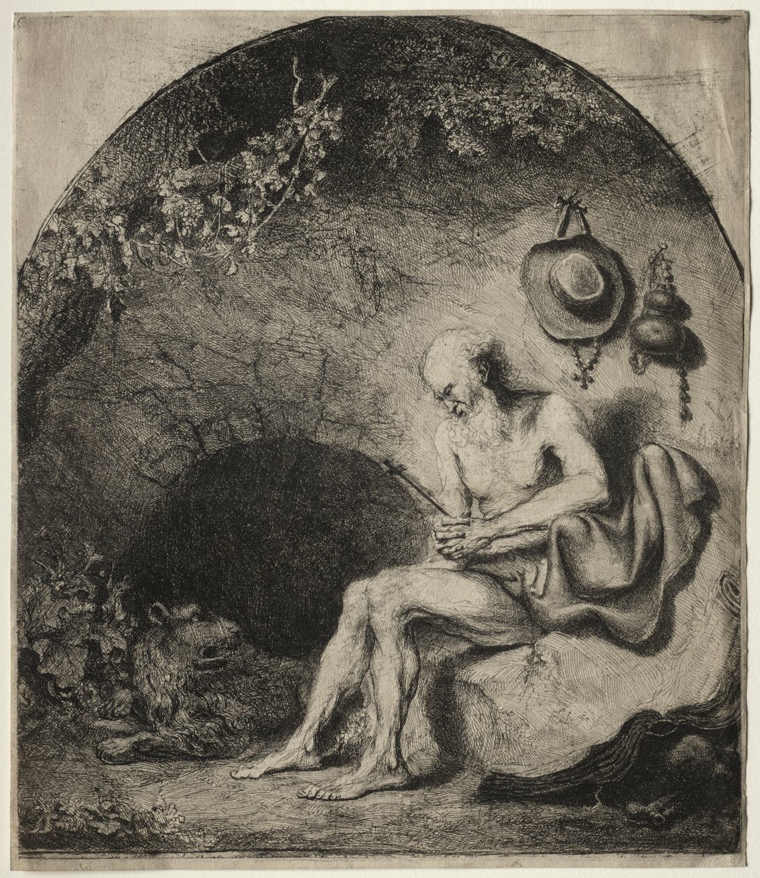 St. Hieronymus i bot av Ferdinand Bol