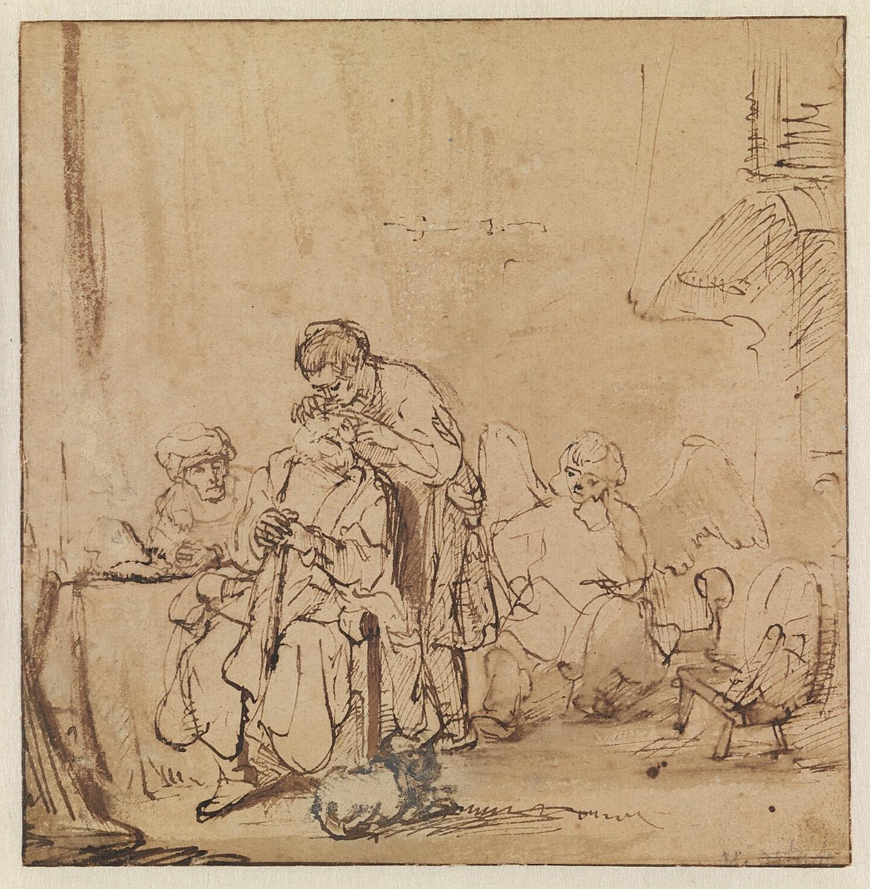 Helbredelsen av Tobit av Ferdinand Bol