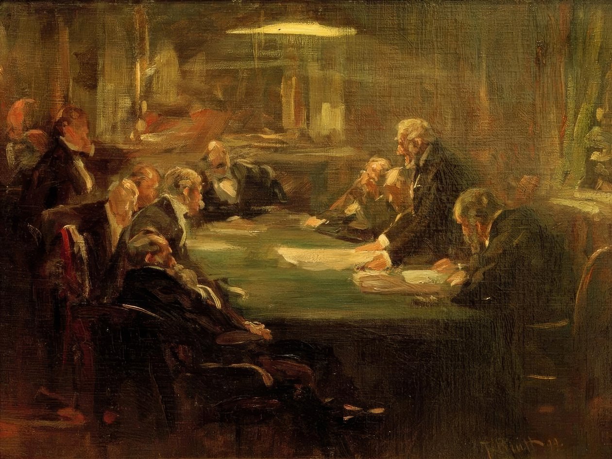 Styremøte av Ferdinand Brutt