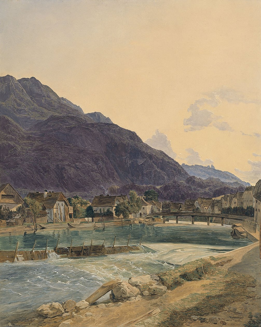 Bad Ischl, 1836 av Ferdinand Georg Waldmuller
