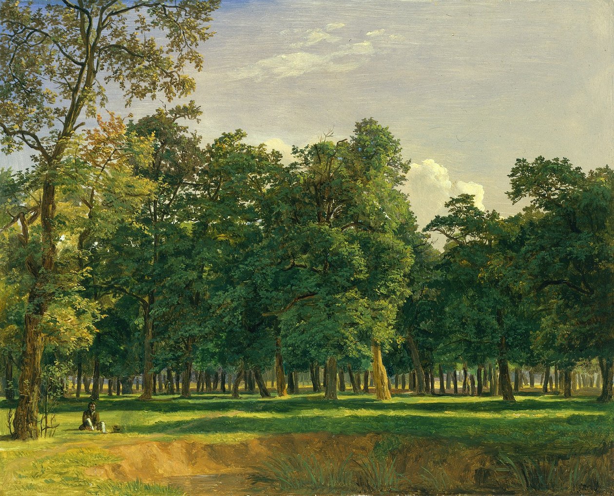 Prater Landskap, ca. 1831. av Ferdinand Georg Waldmuller