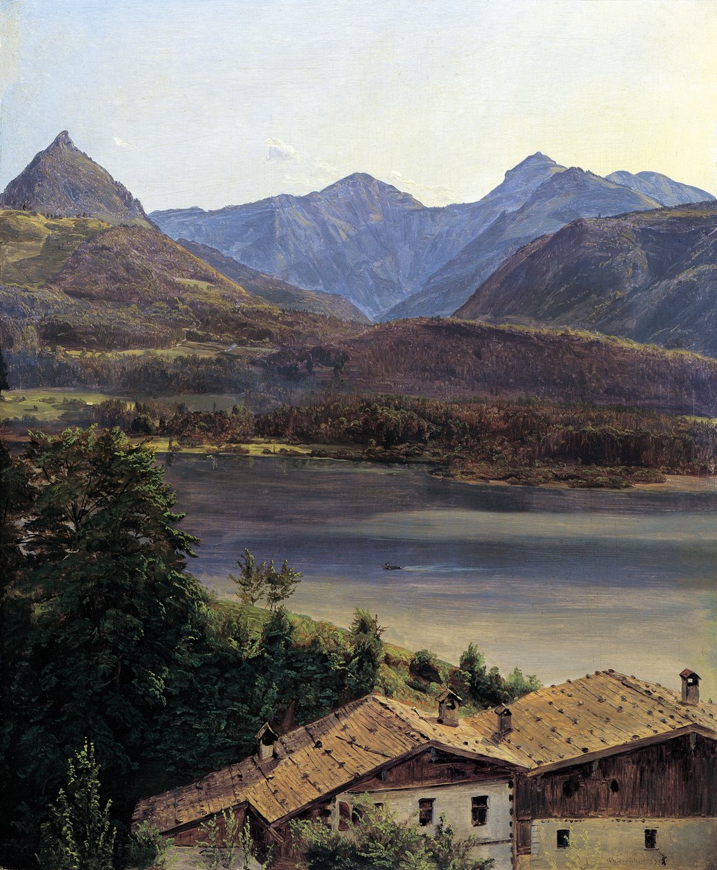 Wolfgangsee av Ferdinand Georg Waldmuller